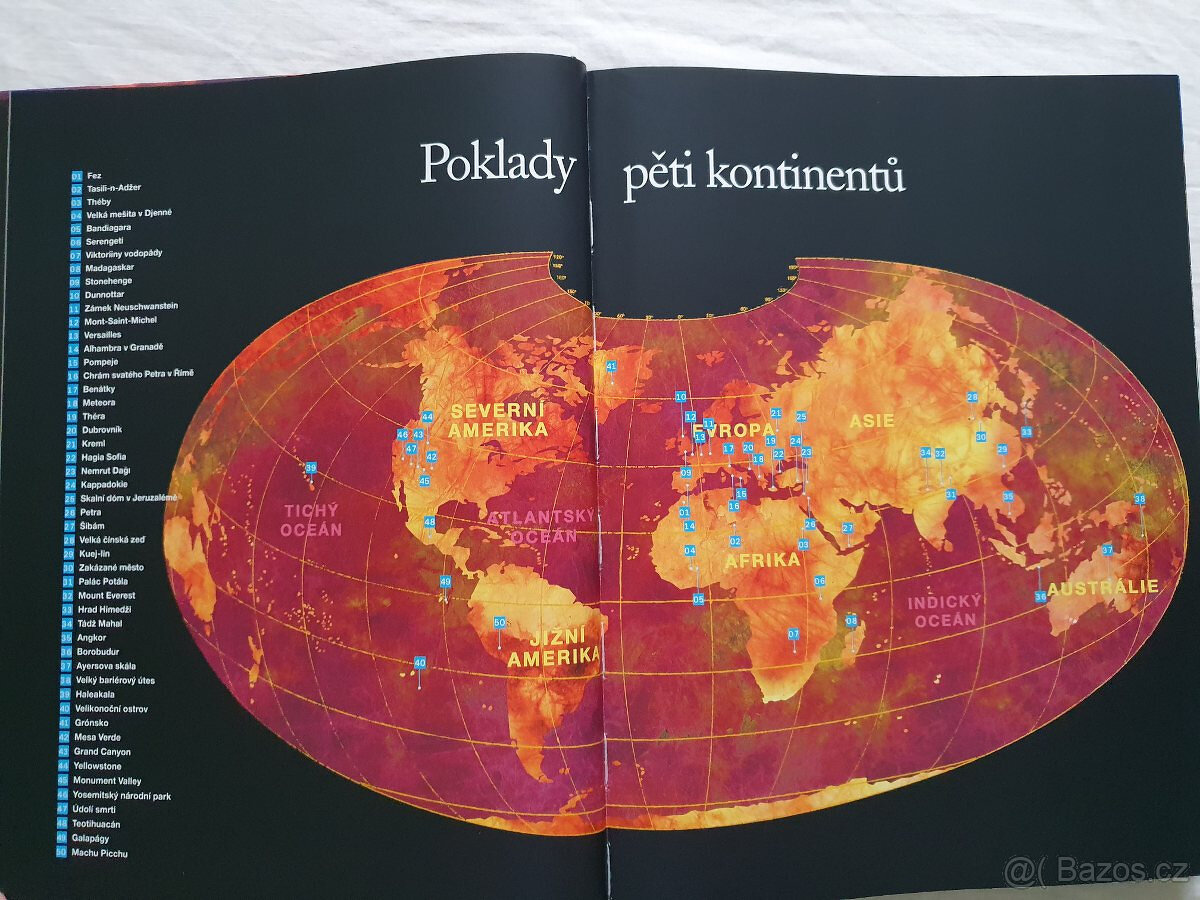 Poklady pěti kontinentů - krásná velká kniha - 4