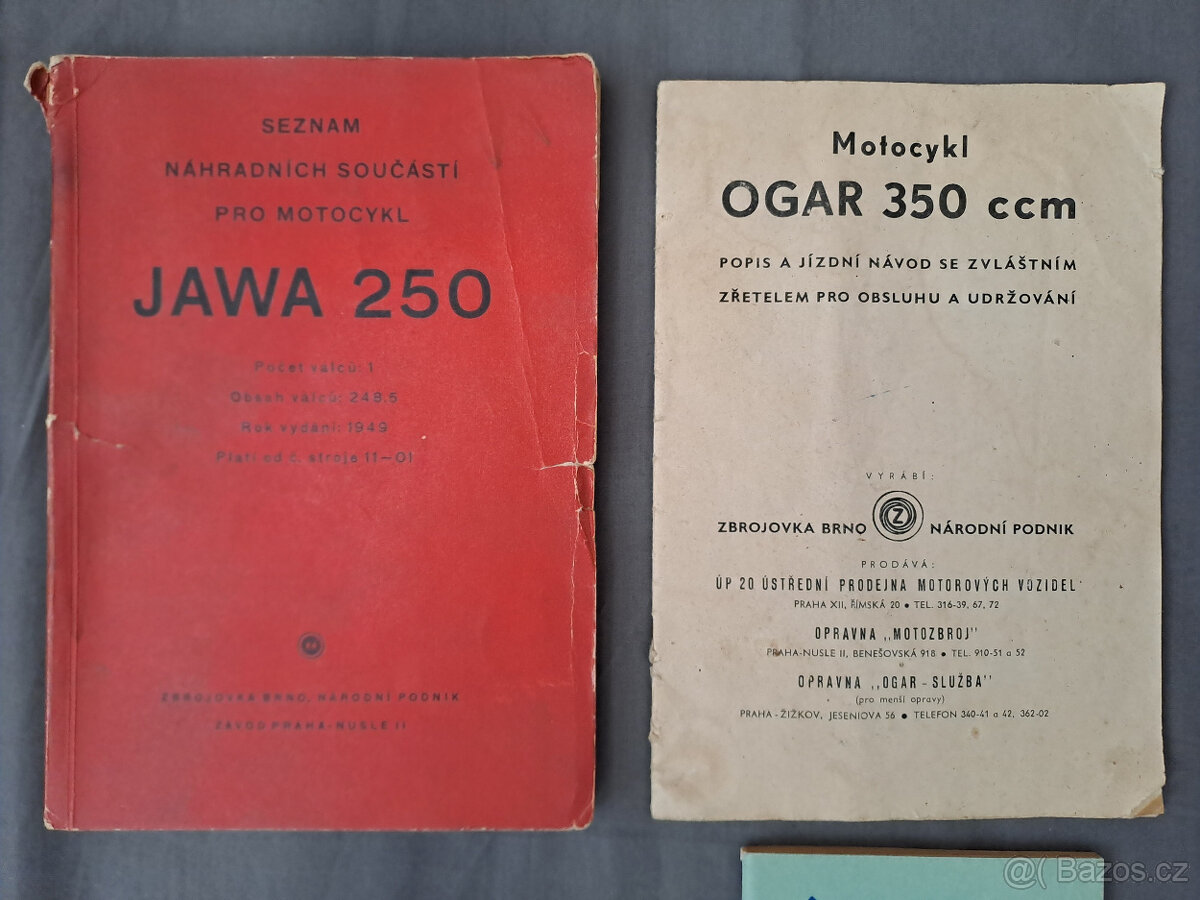 Jawa, ČZ, MZ, BSA - katalogy ND, servisní příručky, manuály - 4