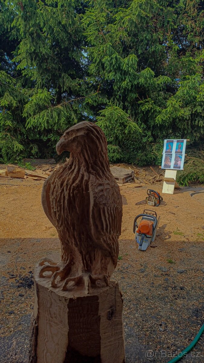 Dřevěné sochy do zahrady - 4