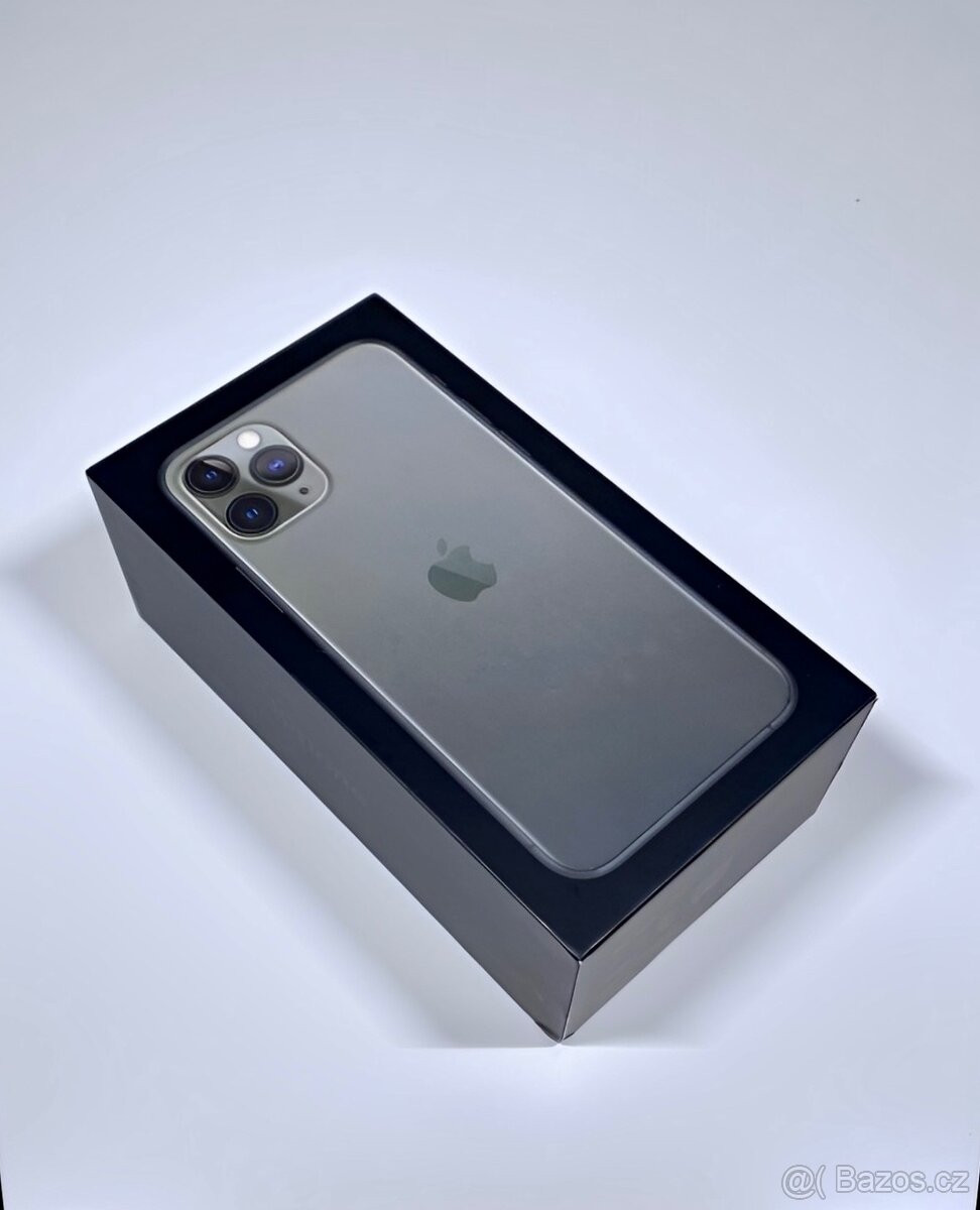 iPhone 11 Pro Max Midnight Green BATERIE 100% TOP - 4