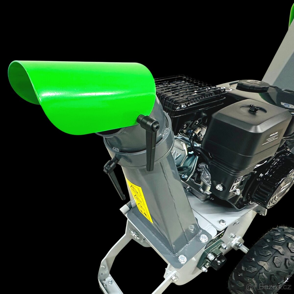 Benzínový drtič větví do 10 cm -TECHNIX DR-X100 - 4