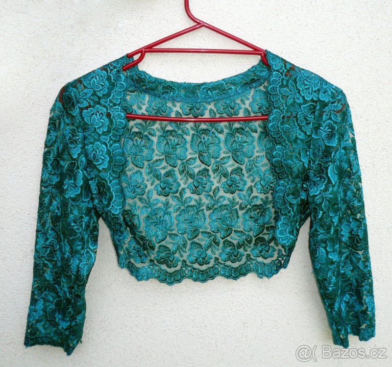 SPOLEČENSKÉ ŠATY VEL. 40 - 42 S KRAJKOVÝM TOPEM - 4