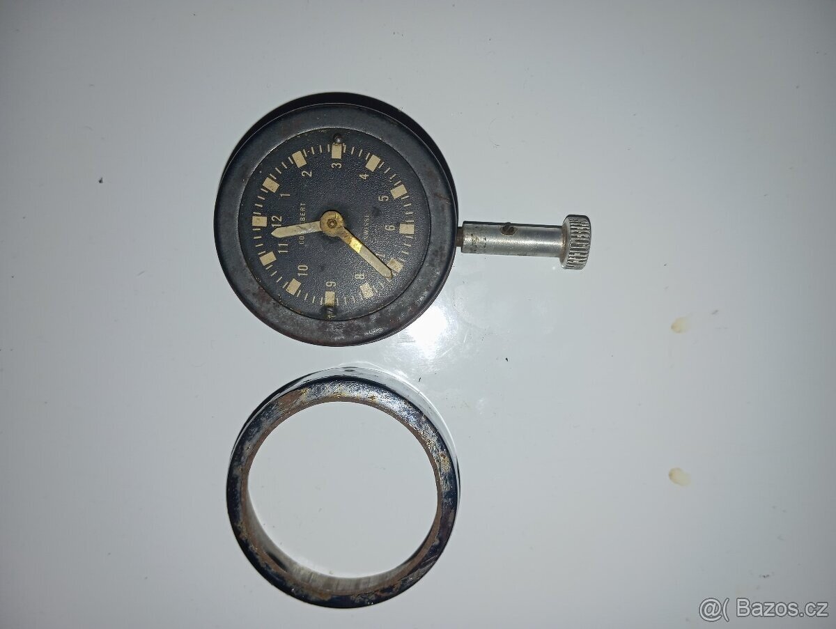 Prodám 8 denní auto hodiny Corterbert Swiss Made - 4