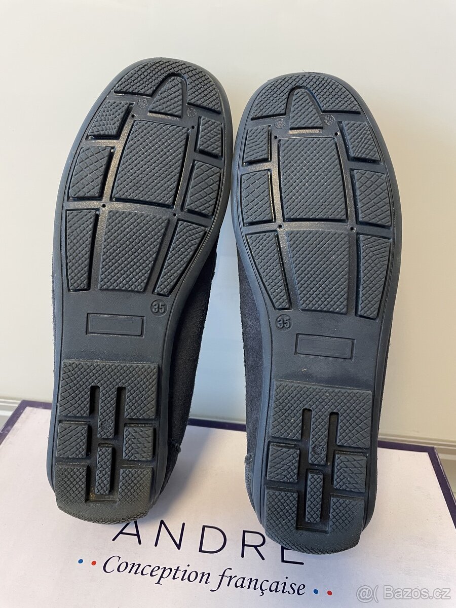 Dětské kožené mokasíny André 35 - 4