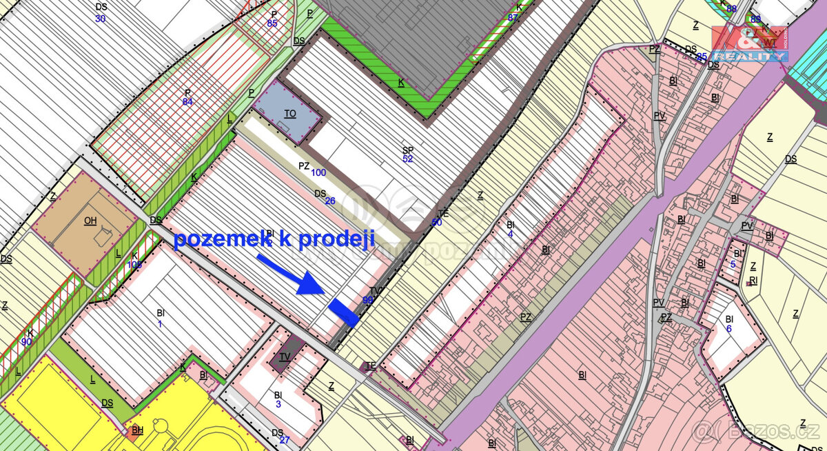 Prodej pozemku k bydlení, 727 m², Moravský Písek - 4
