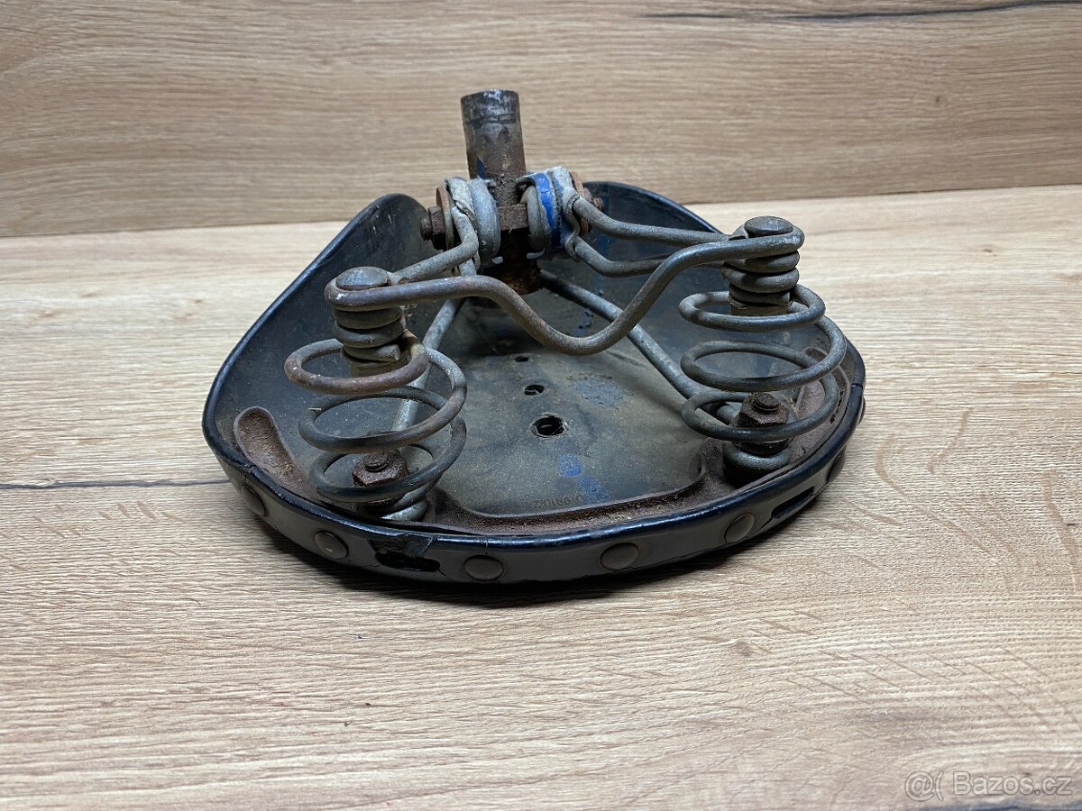 sedlo na kolo staré sedlo sedačka na jízdní kolo pružinová - 4