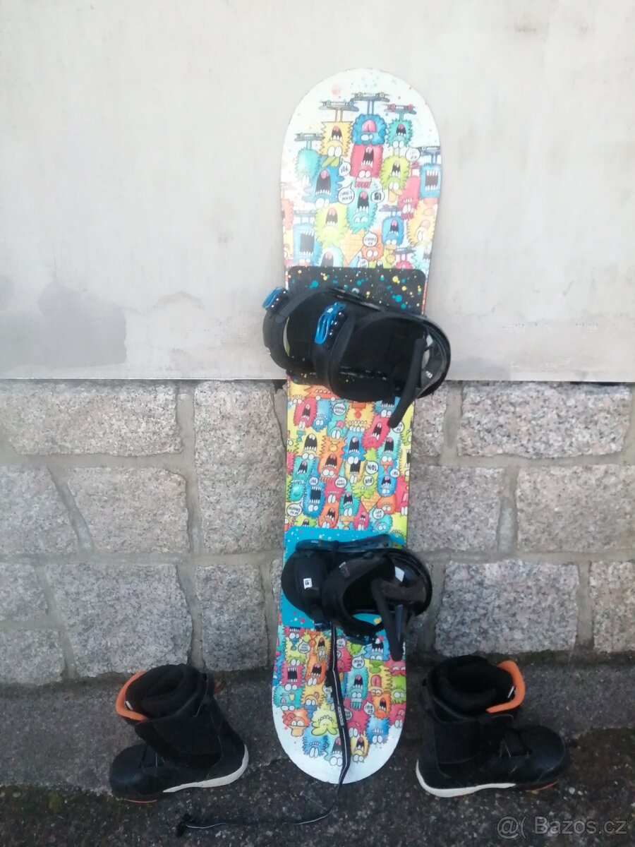 snowboard burton 130 + boots 38 - 4