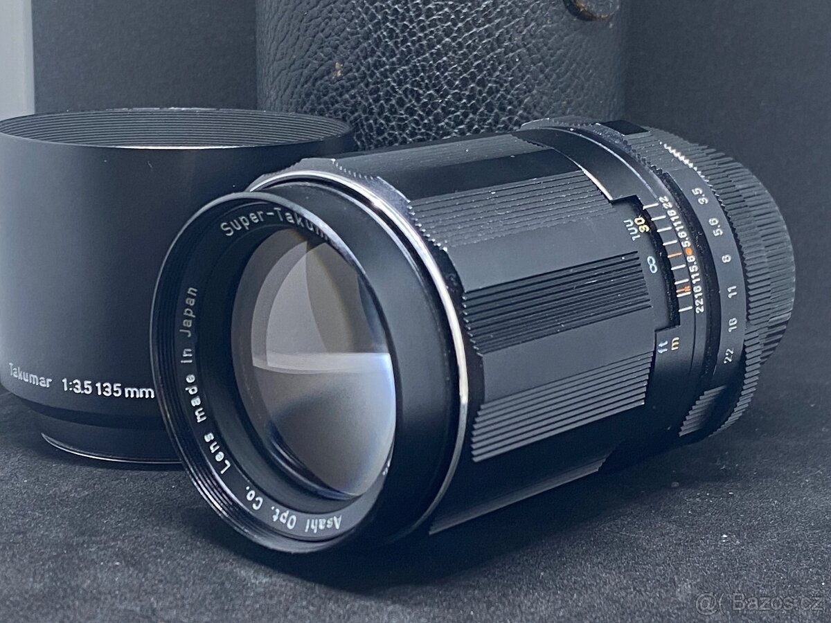 Asahi Pentax Super-Takumar 135mm f/3.5 – kompletní balení, k - 4