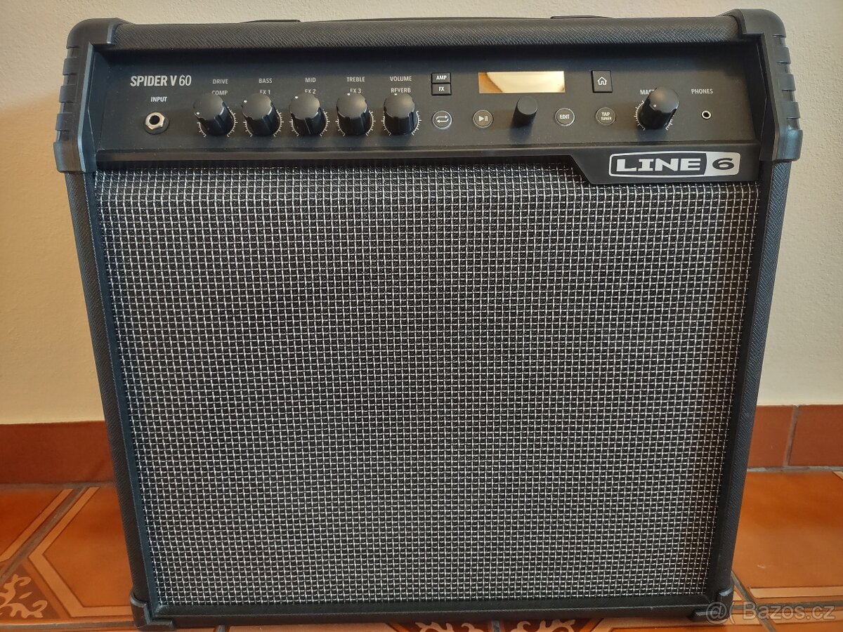 kytarové kombo + pedál LINE 6 SPIDER V 60 + FBV 3 - 4
