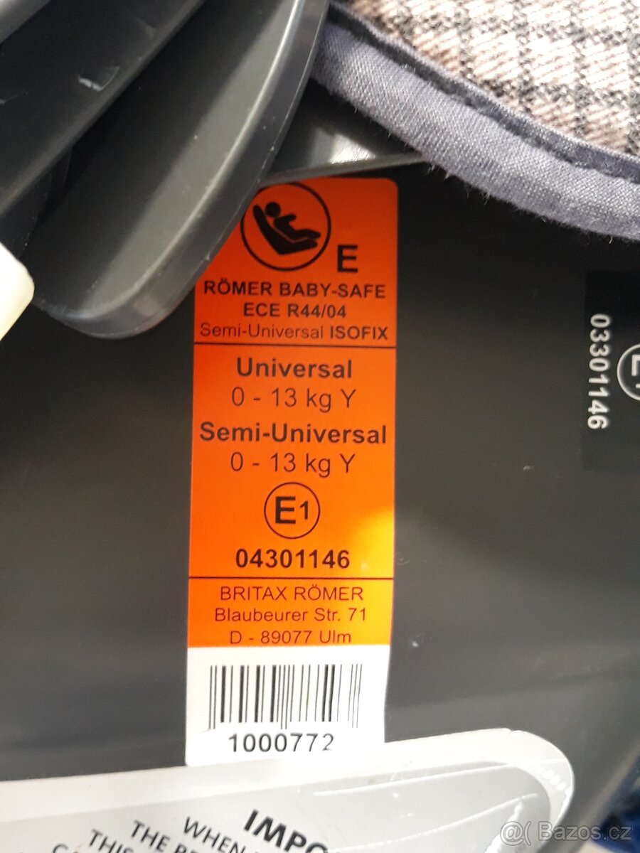 Autosedačka Britax - 4