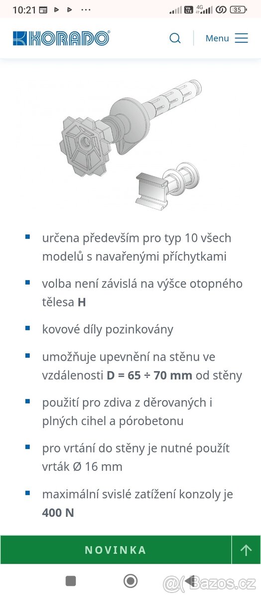 Konzole uchycení Korado - 4