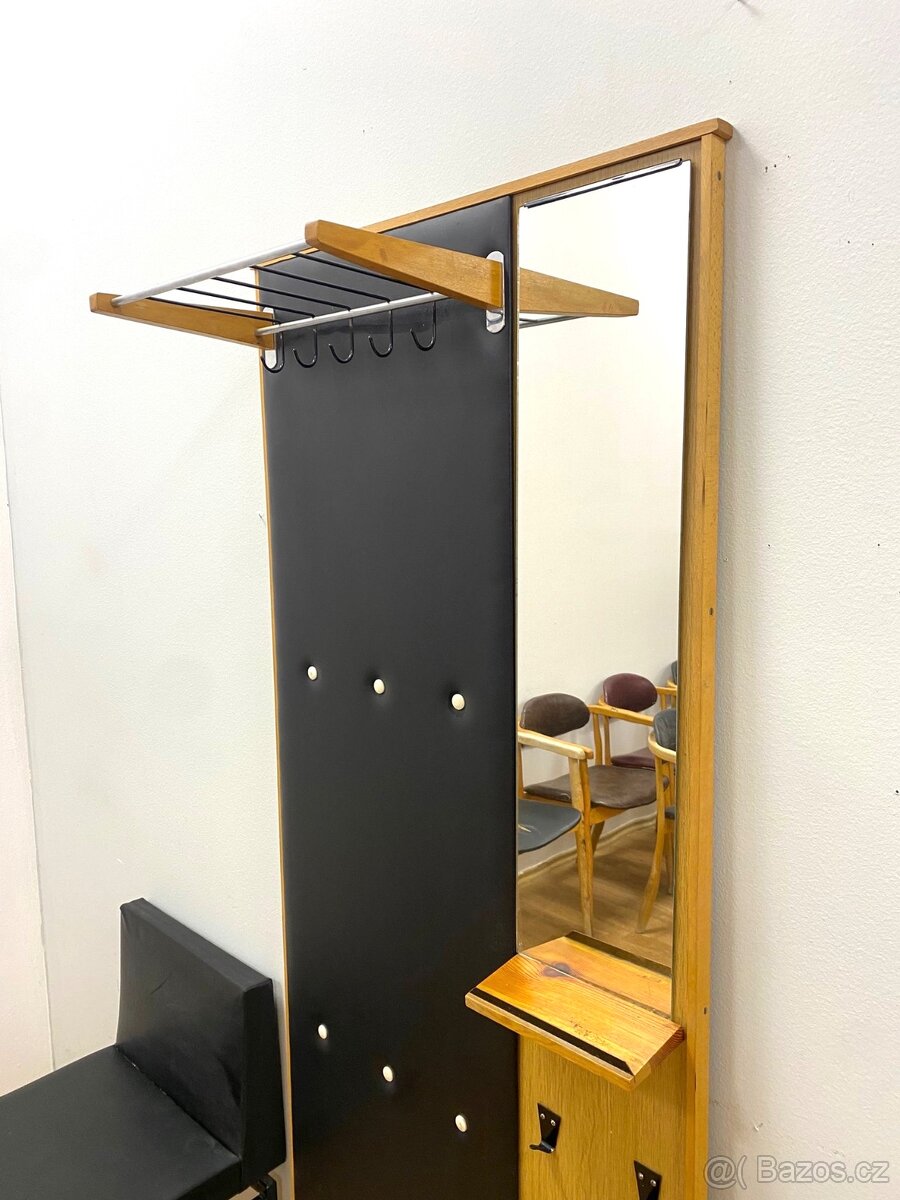 Retro stěna věšák židle 60. léta - 4