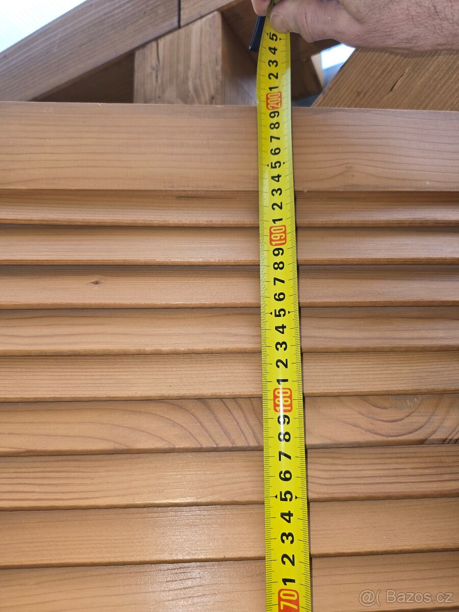 Lamelové dveře 3ks - 4