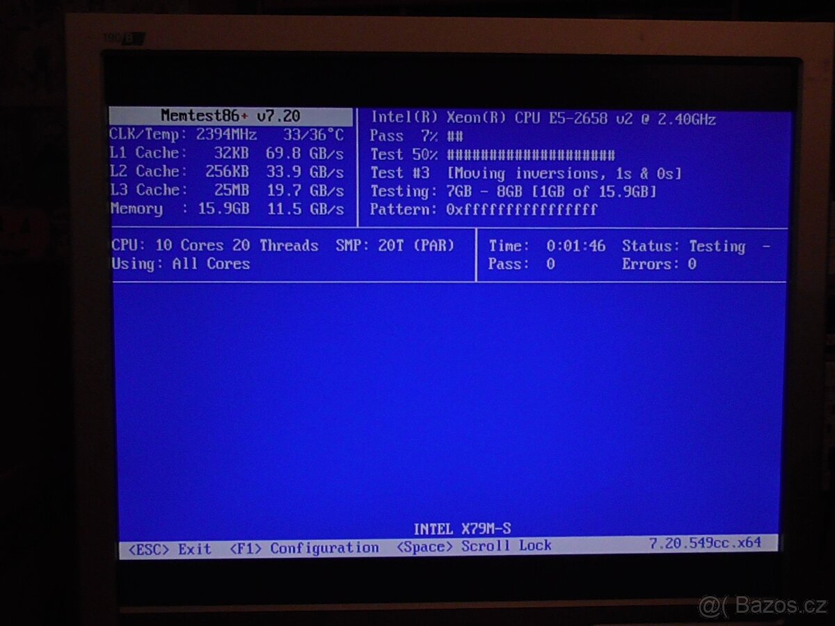 SET - Deska, CPU (Server), Ram (ECC), bez chladice (N7) - 4