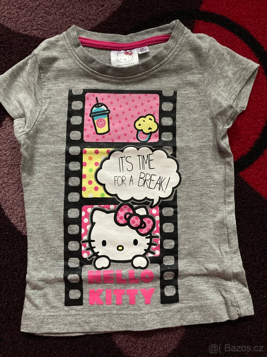 Dívčí set tričko a sukně Hello Kitty vel. 92 - 4