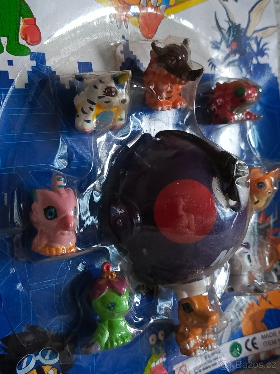 Digimon 8 figurek + pokeball - 4