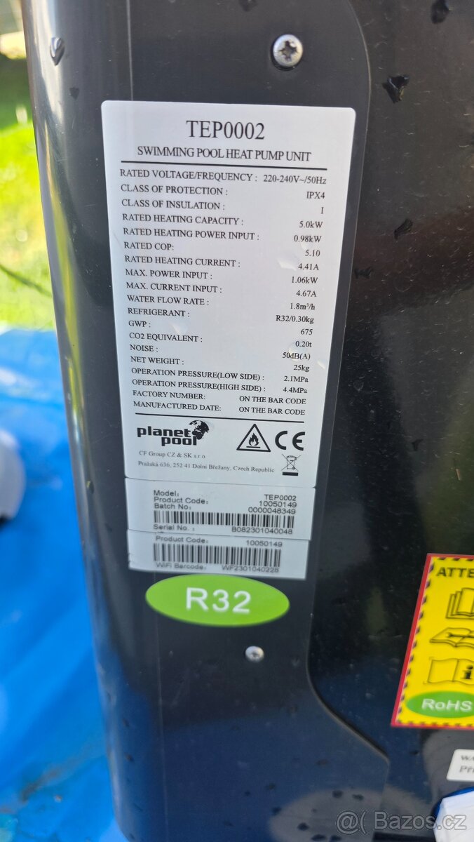 Tepelné Čerpadlo Planet Pool Mini 5KW - 4