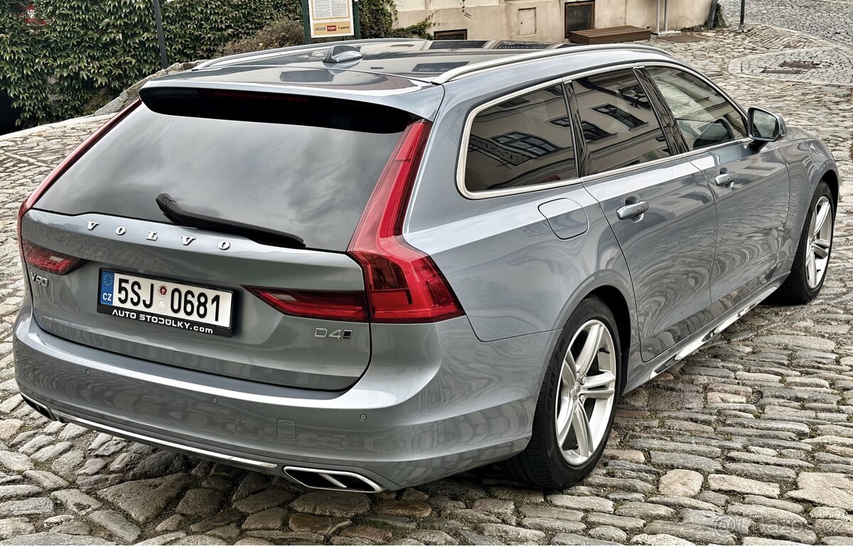 Volvo V90 D4, 1. majitel v ČR, DPH, 96 tis. km - 4
