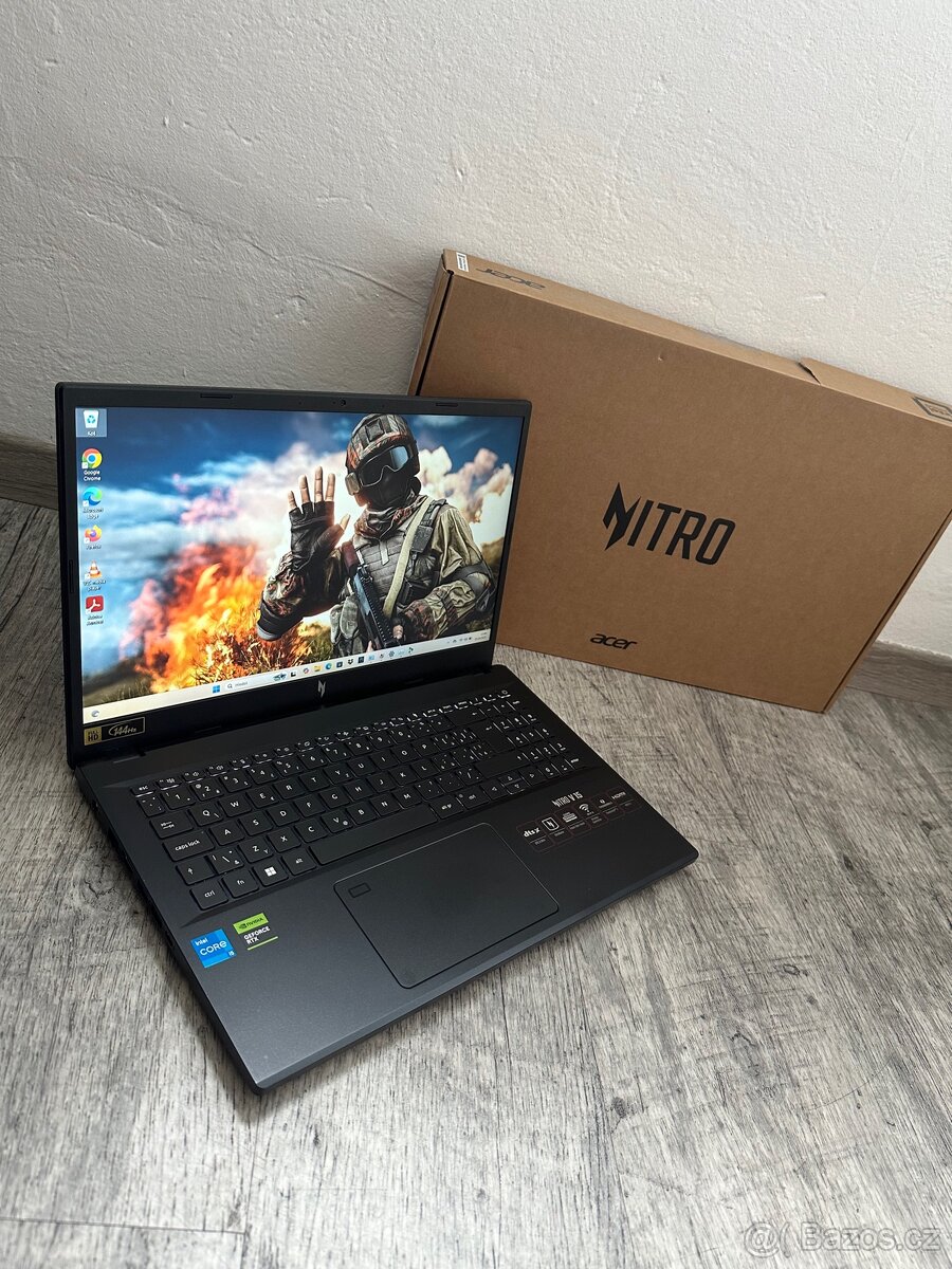 ZÁRUKA r.2030-HERNÍ MAŠINA-ACER NITRO-i5 13.gen/SSD/RTX/W11 - 4