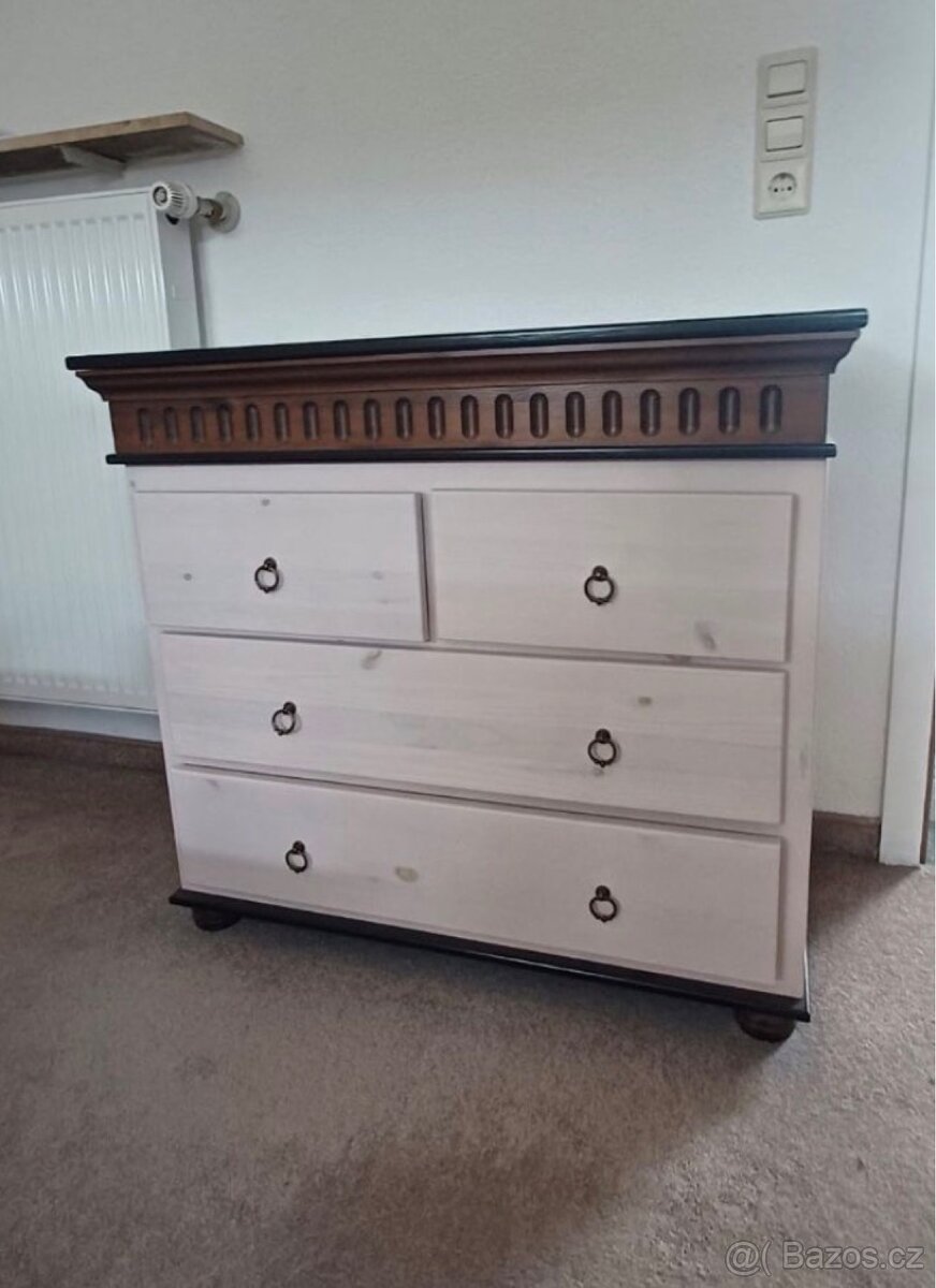 Kompletní ložnice z masivu velká sestava - 4