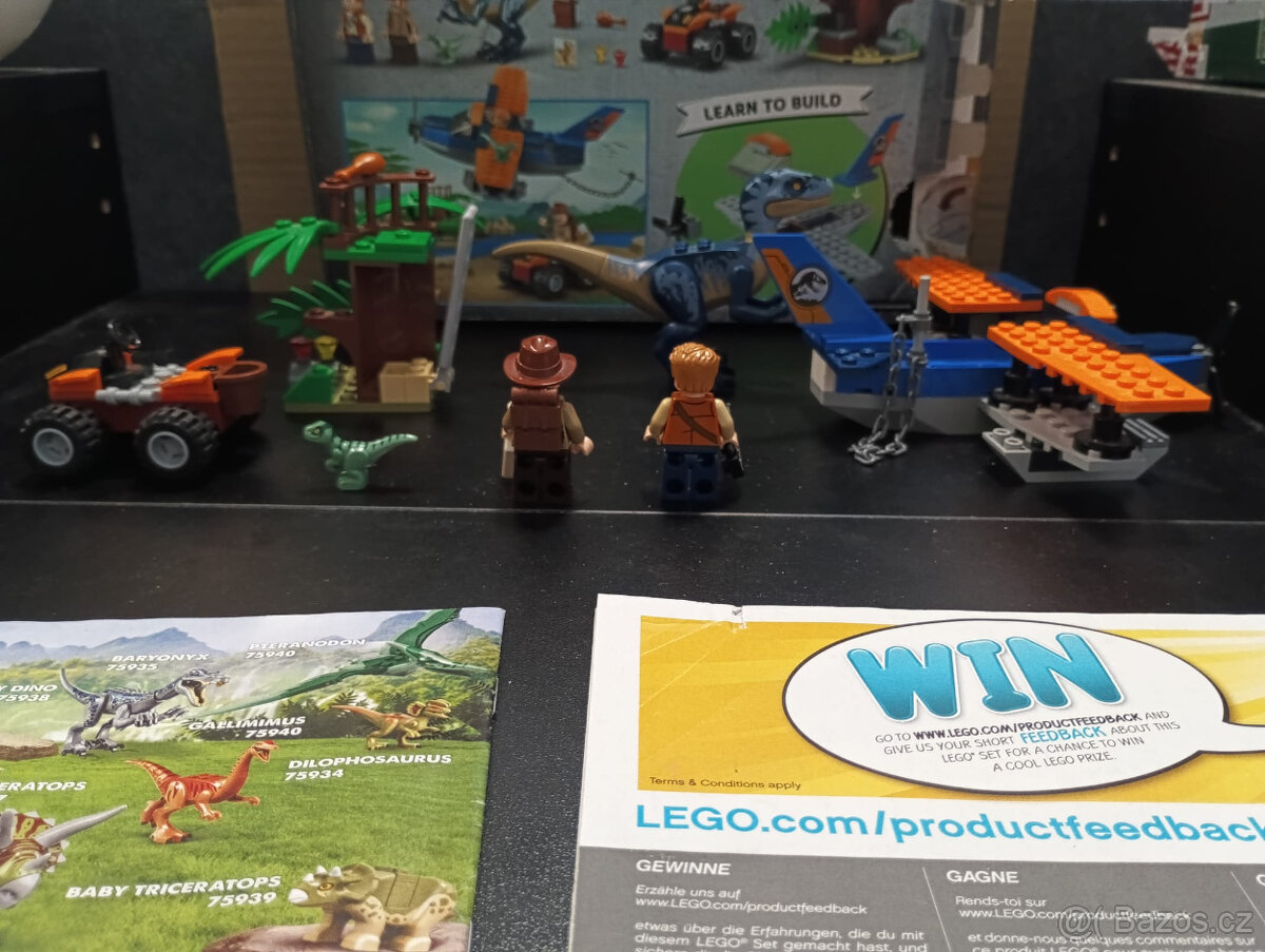 LEGO Jurassic World 75942 Velociraptor: Biplane Rescue Missi - 4