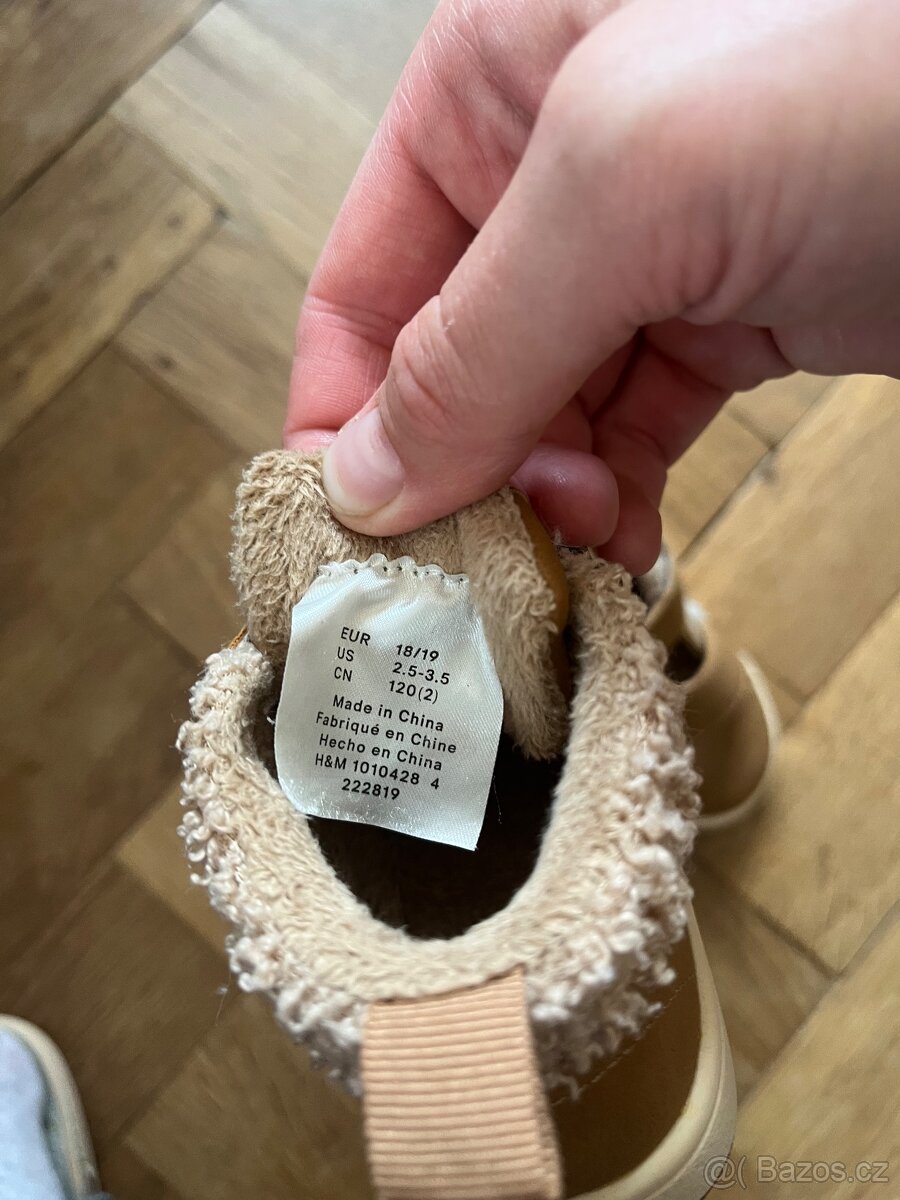 Nové zimní botičky vel.18/19 - 4