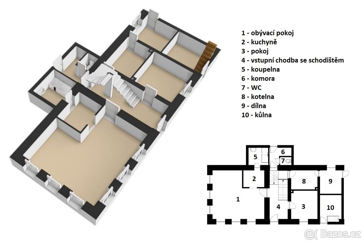 Prodej rodinného domu Bystrá nad Jizerou, ev.č. 00781 - 4