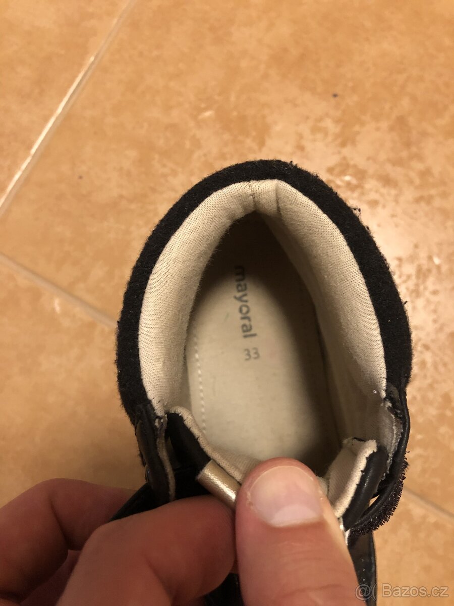 Dívčí Podzimní Boty Mayoral Vel. 33, černé - 4