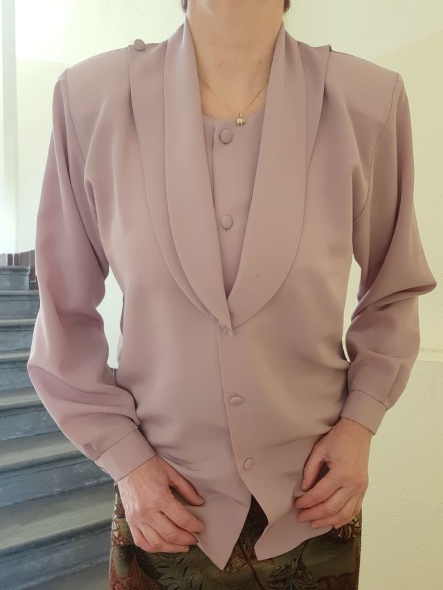 Dámská halenka šeříkově fialová - vel.M/L - 4