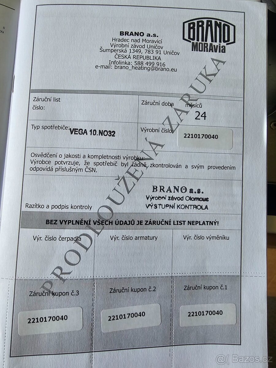 Plynový průtokový ohřívač MORA Top Vega 10.N032MAX - 4