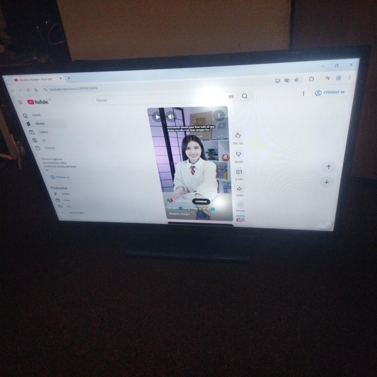 LED TV Samsung 32" UE32J4100 - vada podsvícení - 4