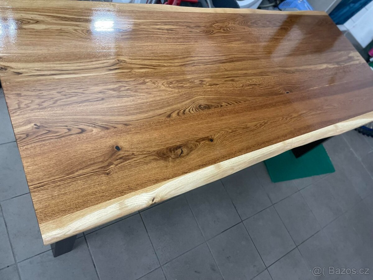 Dubový jídelní stůl 80x200cm - 4
