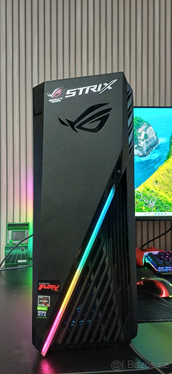 Herní počítač Asus ROG AMD Ryzen 7 5800x3D RTX4070 DDR4 48G - 4