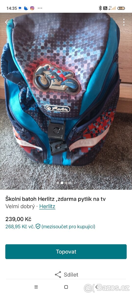 Ergonomický školní batoh pro kluka - 4