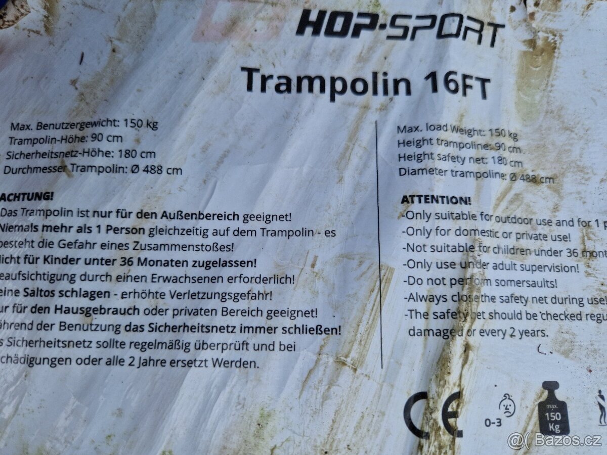 Trampolína 488cm - 4