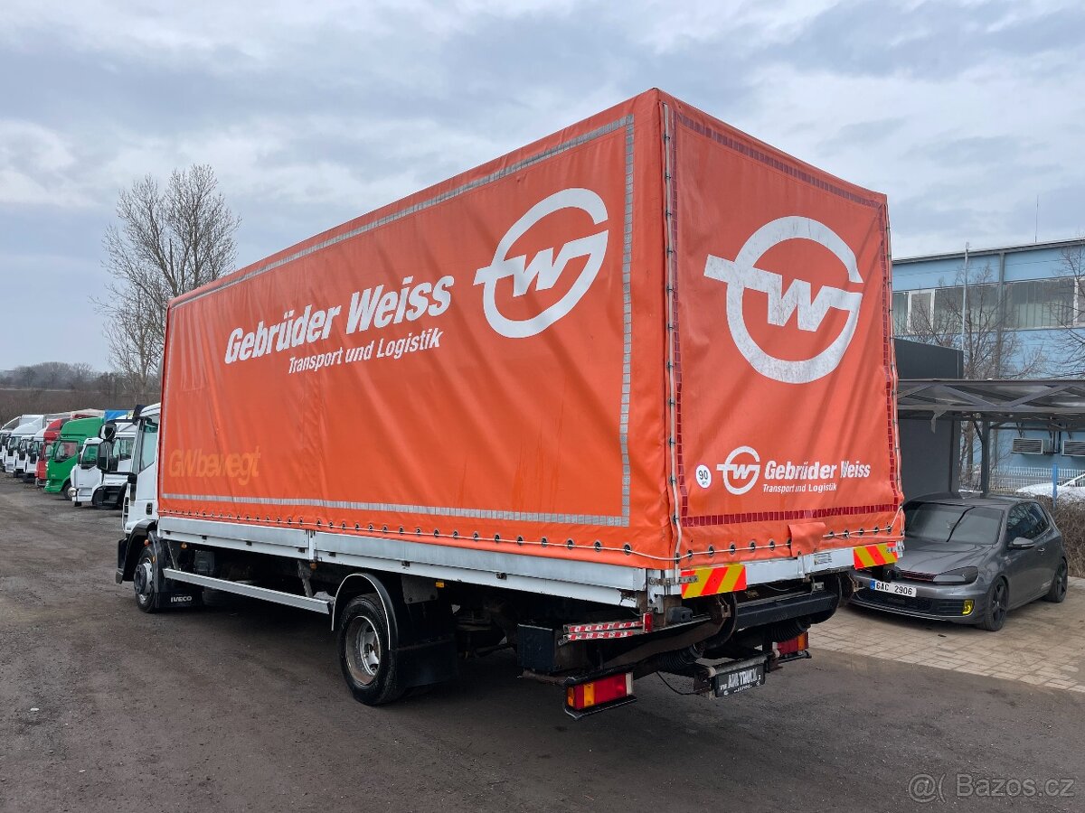 Iveco EUROCARGO 120E25 PLACHTA ČELO E5