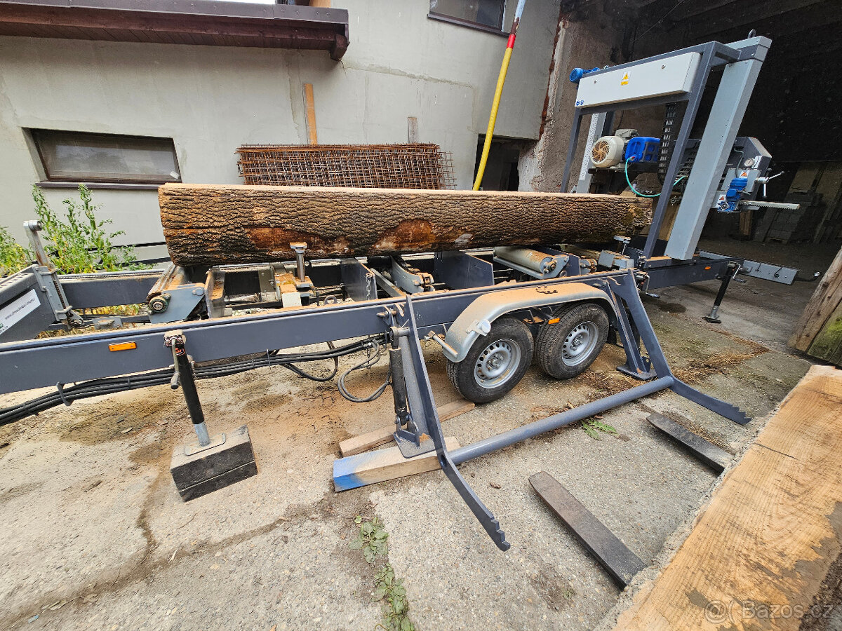 Prodám Mobilní pásovou pilu TP-600 , stav pily jak Nové - 4