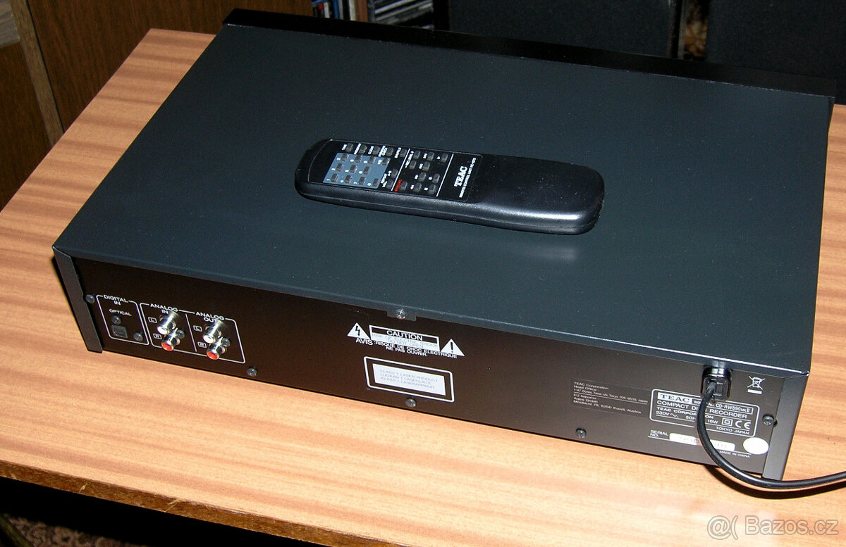 PRODÁM CD REKORDÉR TEAC RW-890MKII, NAHRÁVÁ I NA BĚŽNÁ CD-R - 4