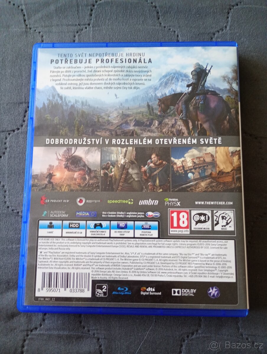 Zaklínač divoký hon PS4 - 4