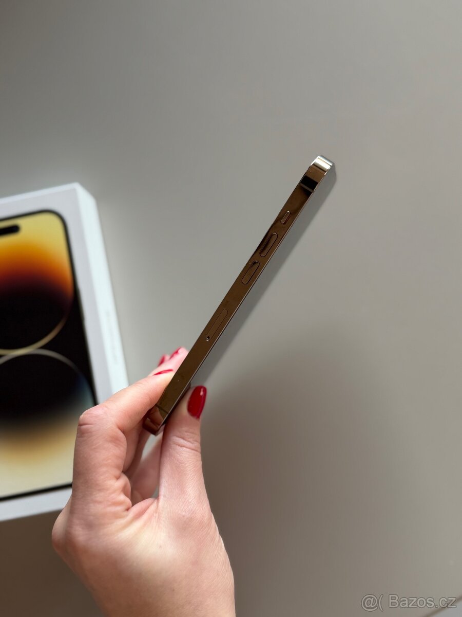 iPhone 14 Pro 128 GB – zlatý, TOP stav - 4