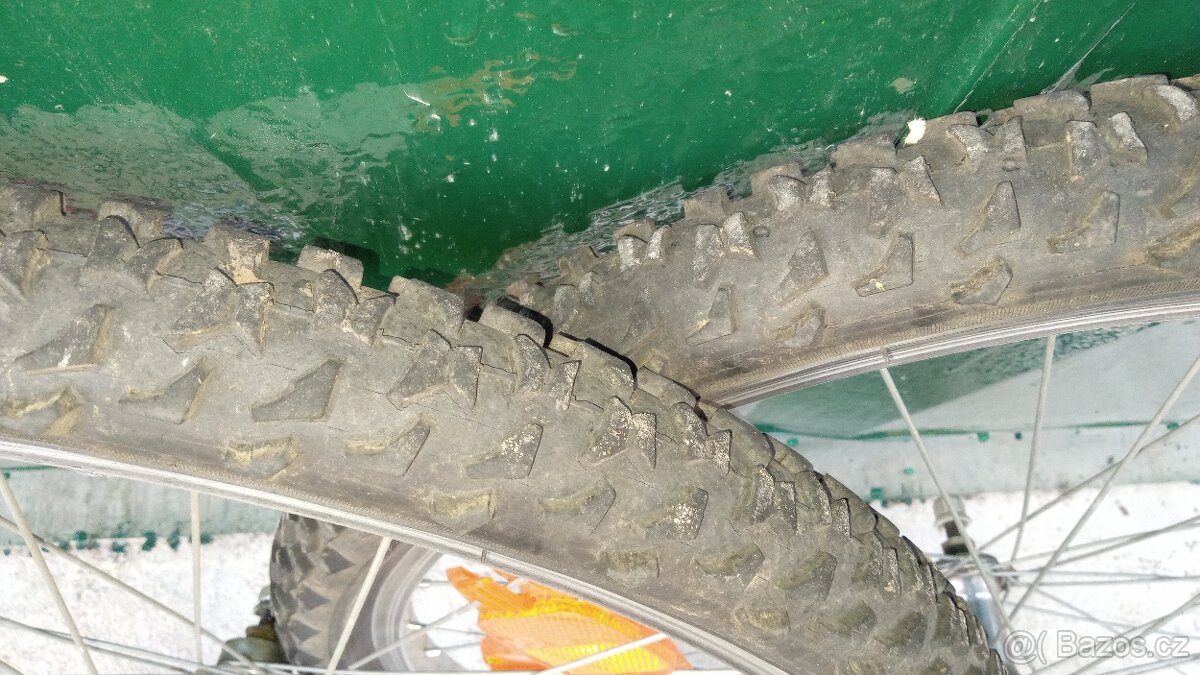 26" ráfky s pneu na horské kolo - 4