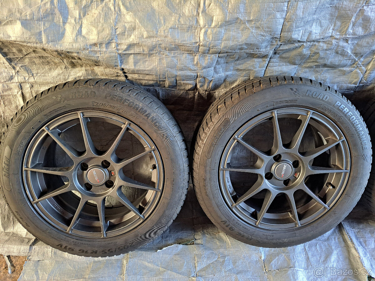 AUTEC wizard, 4x100 R16 + pneu RIKEN - 4