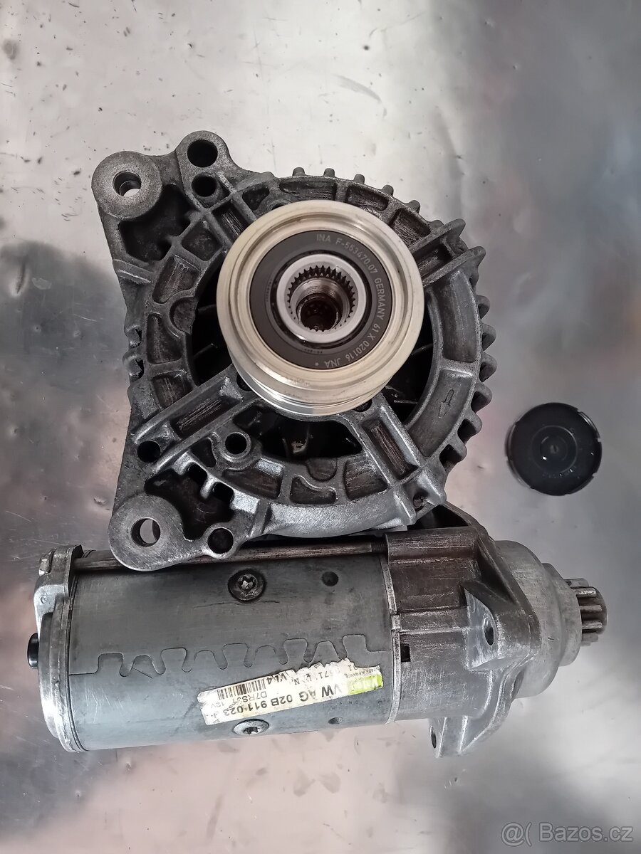 VW Transportér T4 1.9, 2.4, 2.5 D alternátory, startery - 4