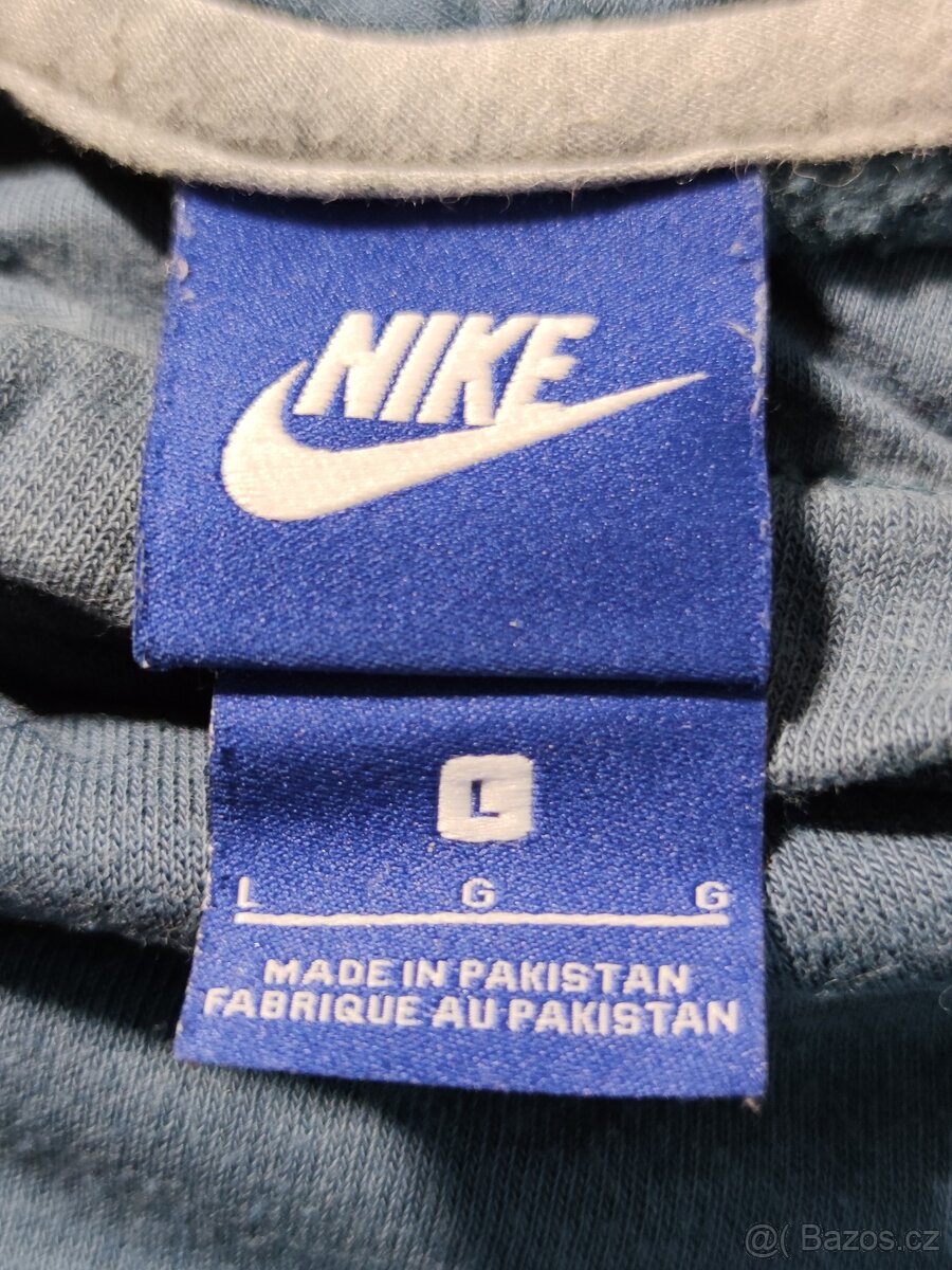 Pánská mikina Nike – modrá s kapucí - 4