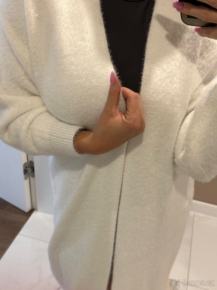 Luxusní kardigan dlouhý - 4