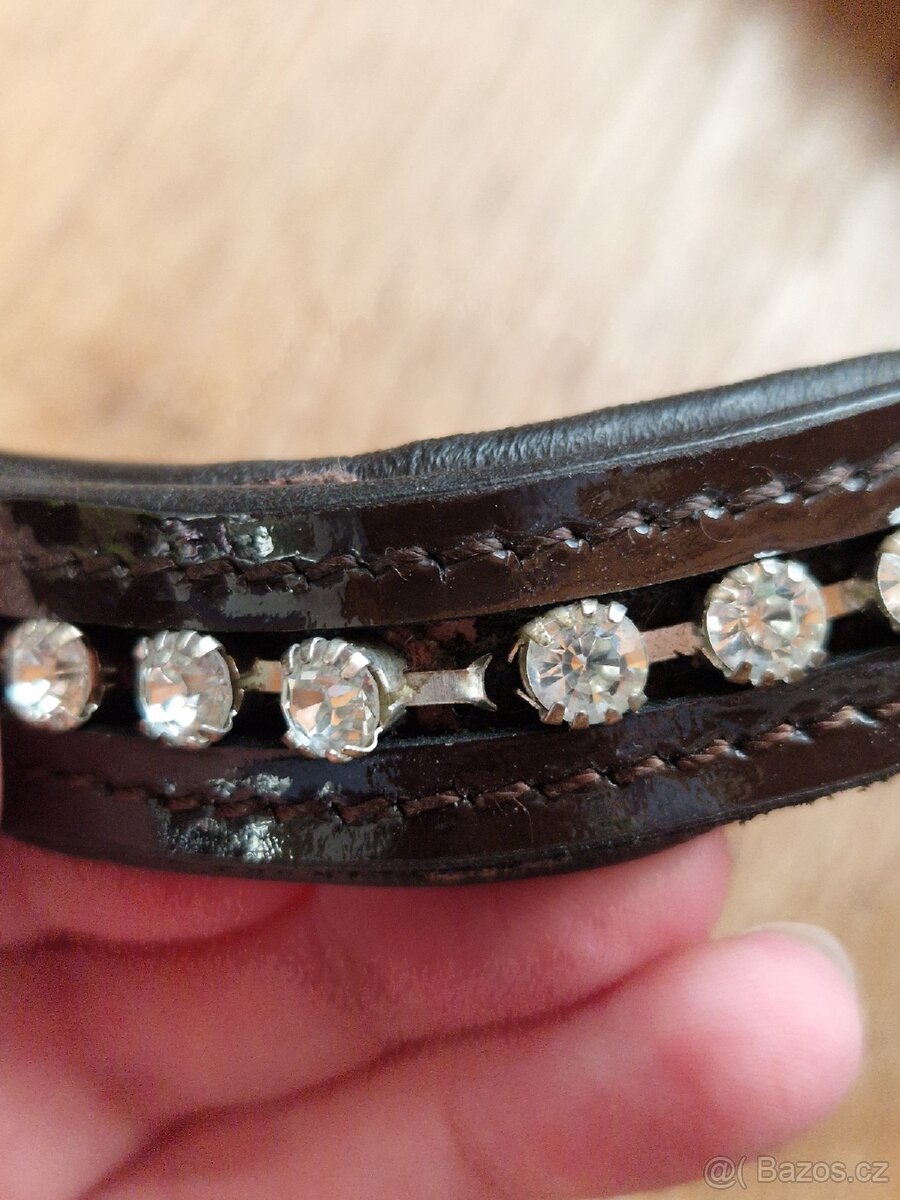 Hnědá uzdečka pony - 4