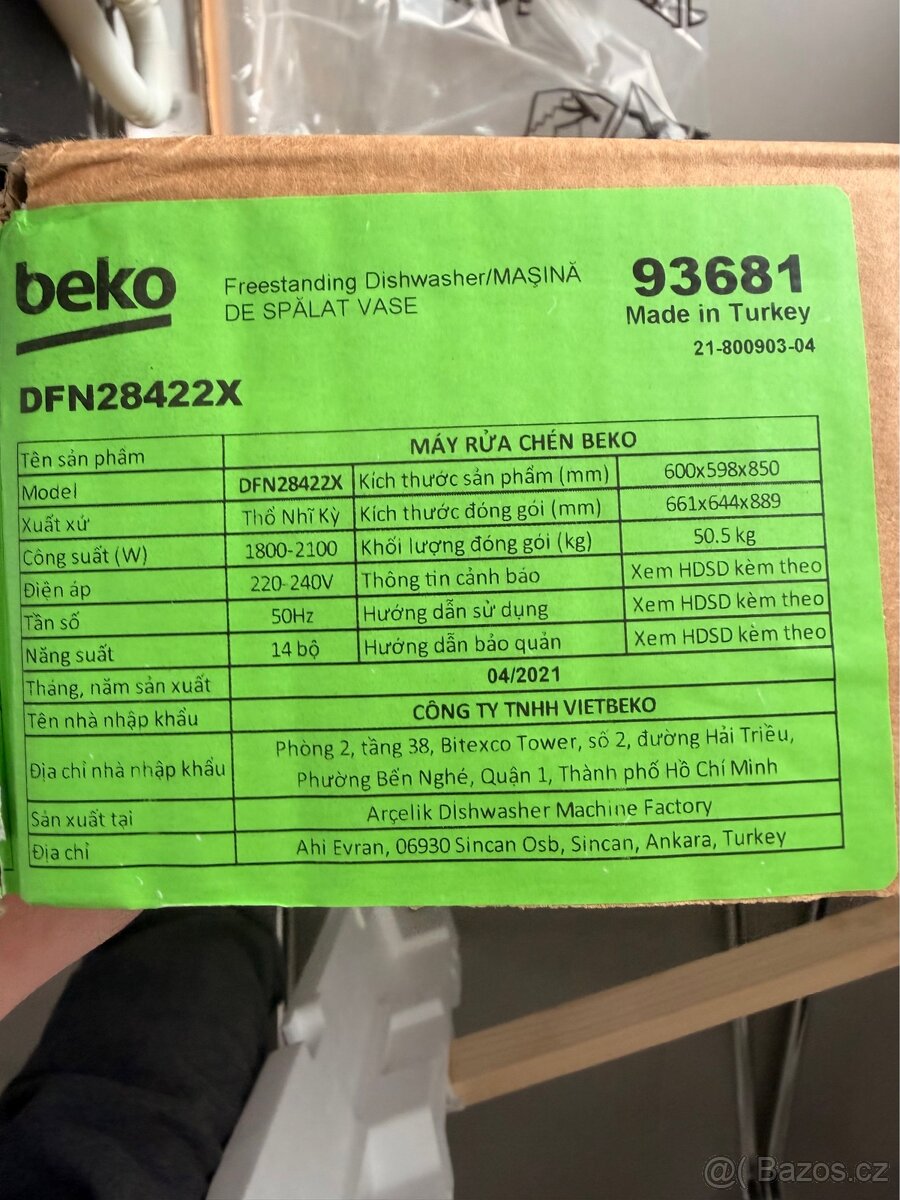 Myčka nádobí BEKO DFN28422X nerez - 4