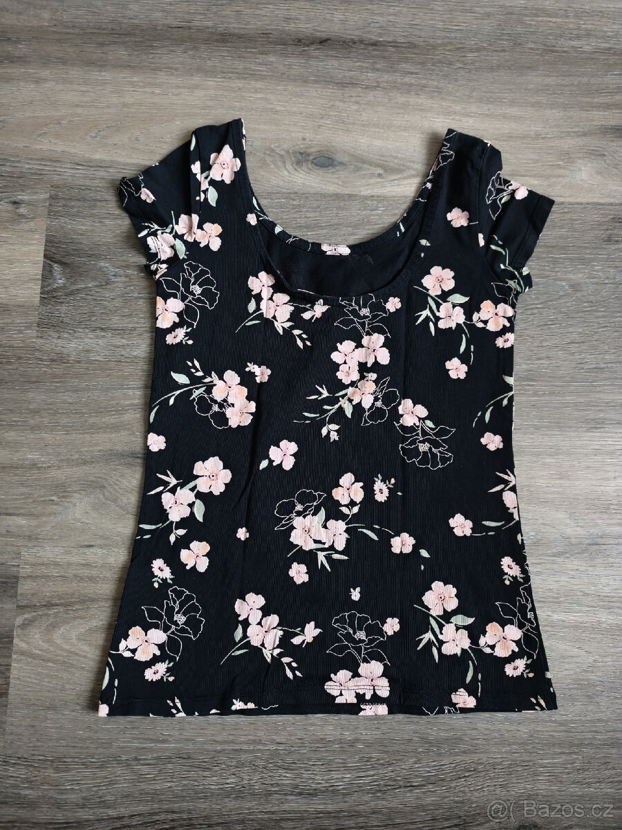 Černé tričko Clockhouse - M - 4