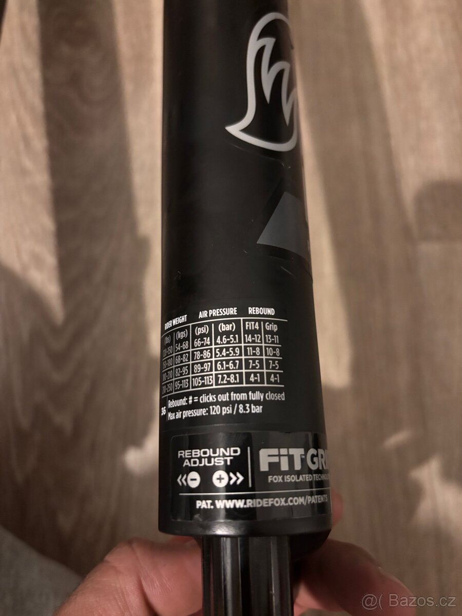 Vidlice FOX Rhythm 36, 160mm, 29” - 4