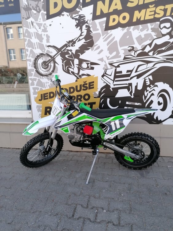Pitbike Shark 125cc 17/14 zelená - 4